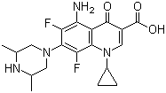 Sparfloxacin molecular structure (CAS 111542-93-9)