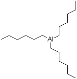 三正己基铝分子结构 (CAS 1116-73-0)