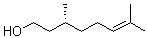 (R)-3,7-二甲基-6-辛烯-1-醇分子结构 (CAS 1117-61-9)