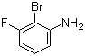 2-溴-3-氟苯胺分子结构 (CAS 111721-75-6)
