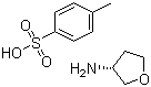 (R)-(+)-3-氨基四氢呋喃对甲苯磺酸盐分子结构 (CAS 111769-27-8)
