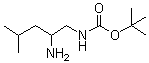 N-(2-Amino-4-methylpentyl)carbamic acid 1,1-dimethylethyl ester molecular structure (CAS 1117693-62-5)