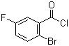 2-溴-5-氟苯甲酰氯分子结构 (CAS 111771-13-2)
