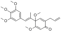 山蒟酮 C分子结构 (CAS 111843-10-8)