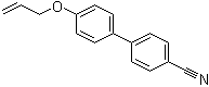 4-氰基-4'-(2-丙烯基氧基)联苯分子结构 (CAS 111928-38-2)