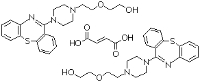 富马酸喹硫平分子结构 (CAS 111974-72-2)