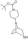 4-(3,8-二氮杂双环[3.2.1]辛-8-基)-1-哌啶羧酸叔丁酯分子结构 (CAS 1120214-86-9)