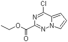 4-氯吡咯并[2,1-f][1,2,4]三嗪-2-羧酸乙酯分子结构 (CAS 1120214-92-7)