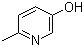 structure of CAS# 1121-78-4, 3-Hydroxy-6-methylpyridine;6-Methyl-3-pyridinol