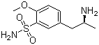 R-(-)-5-(2-氨基丙基)-2-甲氧基苯磺酰胺分子结构 (CAS 112101-81-2)