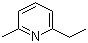 结构式 CAS# 1122-69-6, 2-乙基-6-甲基吡啶; 6-乙基-2-甲基吡啶