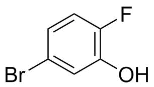 5-溴-2-氟苯酚分子结构 (CAS 112204-58-7)