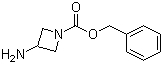 3-氨基-1-(苄氧羰基)氮杂环丁烷分子结构 (CAS 112257-20-2)