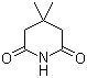3,3-二甲基戊二酰亚胺分子结构 (CAS 1123-40-6)