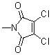 2,3-二氯-N-甲基马来酰亚胺分子结构 (CAS 1123-61-1)