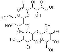 O-alpha-D-吡喃葡萄糖基-(1→2)-O-alpha-D-吡喃葡萄糖基-(1→2)-O-alpha-D-吡喃葡萄糖基-(1→2)-D-葡萄糖分子结构 (CAS 112302-52-0)