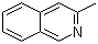 3-甲基异喹啉分子结构 (CAS 1125-80-0)