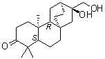 (5beta,8alpha,9beta,10alpha,12alpha)-16,17-二羟基阿替生烷-3-酮分子结构 (CAS 112523-91-8)