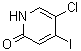 5-氯-4-碘-2(1H)-吡啶酮分子结构 (CAS 1125410-07-2)