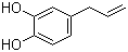 结构式 CAS# 1126-61-0, 4-烯丙基儿茶酚