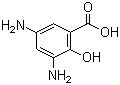 3,5-二氨基水杨酸分子结构 (CAS 112725-89-0)