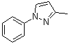 1-苯基-3-甲基吡唑分子结构 (CAS 1128-54-7)
