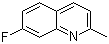 7-氟-2-甲基喹啉分子结构 (CAS 1128-74-1)