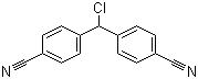 4-[alpha-(4-氰基苯基)氯甲基]苯甲腈分子结构 (CAS 112809-57-1)