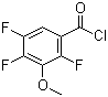 2,4,5-三氟-3-甲氧基苯甲酰氯分子结构 (CAS 112811-66-2)