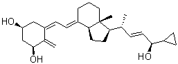 结构式 CAS# 112827-99-3, 24R-卡泊三醇
