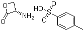 结构式 CAS# 112839-95-9, (S)-3-氨基氧杂环丁-2-酮 4-甲基苯磺酸酯