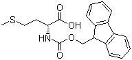 Fmoc-D-蛋氨酸分子结构 (CAS 112883-40-6)