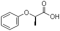 (R)-2-苯氧基丙酸分子结构 (CAS 1129-46-0)