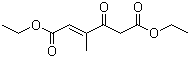 3-甲基-4-氧代-2-己烯二酸二乙酯分子结构 (CAS 112995-24-1)