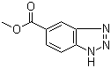 1,2,3-苯并三唑-5-羧酸甲酯分子结构 (CAS 113053-50-2)