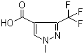 1-甲基-3-三氟甲基-1H-吡唑-4-羧酸分子结构 (CAS 113100-53-1)