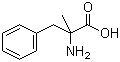 alpha-甲基-DL-苯丙氨酸分子结构 (CAS 1132-26-9)