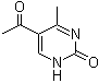 5-乙酰基-4-甲基-2(1H)-嘧啶酮分子结构 (CAS 113246-41-6)