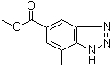 7-甲基-1H-苯并三唑-5-羧酸甲酯分子结构 (CAS 1132638-93-7)