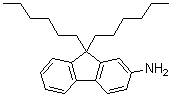 2-Amino-9,9-dihexylfluorene molecular structure (CAS 1132796-42-9)