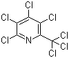 2,3,4,5-四氯-6-(三氯甲基)吡啶分子结构 (CAS 1134-04-9)