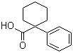 1-苯基环己烷羧酸分子结构 (CAS 1135-67-7)