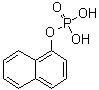 1-萘基磷酸酯分子结构 (CAS 1136-89-6)