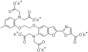 Fura 2 五钾盐分子结构 (CAS 113694-64-7)
