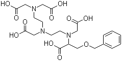 4-羧基-5,8,11-三(羧甲基)-1-苯基-2-氧杂-5,8,11-三氮杂十三烷-13-酸分子结构 (CAS 113786-33-7)