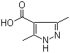 3,5-二甲基-1H-吡唑-4-羧酸分子结构 (CAS 113808-86-9)