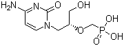西多福韦分子结构 (CAS 113852-37-2)