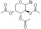 D-阿拉伯吡喃糖基溴化物三乙酸酯分子结构 (CAS 113889-50-2)
