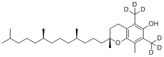 α-Tocopherol-d6 molecular structure (CAS 113892-08-3)