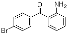(2-氨基苯基)(4-溴苯基)甲酮分子结构 (CAS 1140-17-6)
